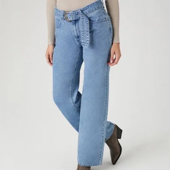 Forever 21 Wide Leg Jeans - Picture 2 of 9